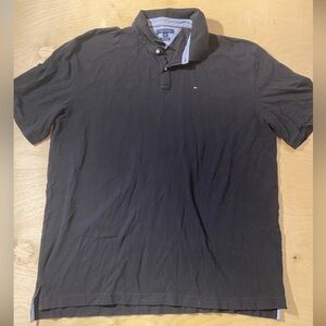Tommy Hilfiger Black Polo Shirt 4 XL (NX)